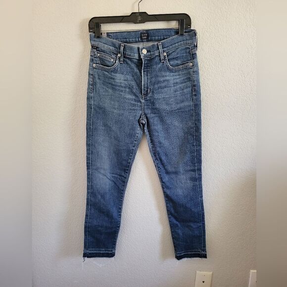Citizens of humanity rocket crop high rise skinny jeans - Picture 1 of 7